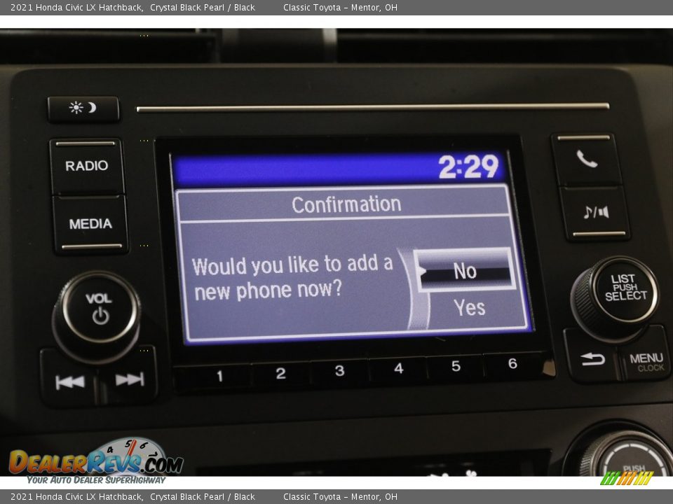 2021 Honda Civic LX Hatchback Crystal Black Pearl / Black Photo #10