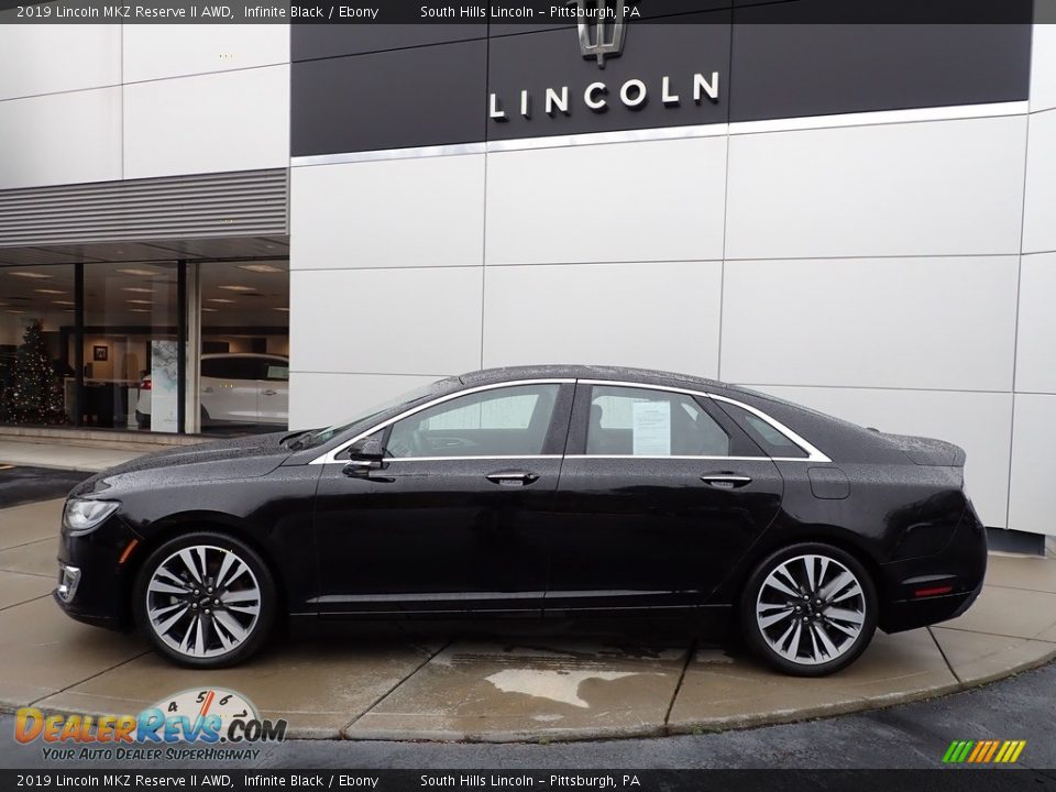 2019 Lincoln MKZ Reserve II AWD Infinite Black / Ebony Photo #2