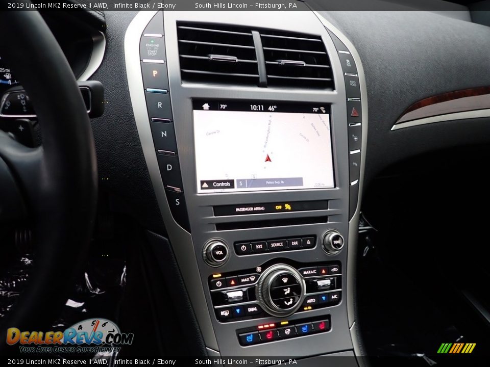 2019 Lincoln MKZ Reserve II AWD Infinite Black / Ebony Photo #22