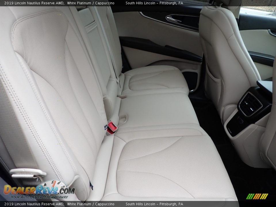 2019 Lincoln Nautilus Reserve AWD White Platinum / Cappuccino Photo #14