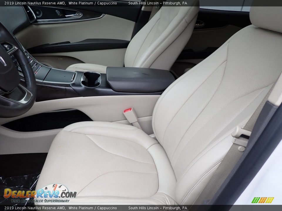 2019 Lincoln Nautilus Reserve AWD White Platinum / Cappuccino Photo #15