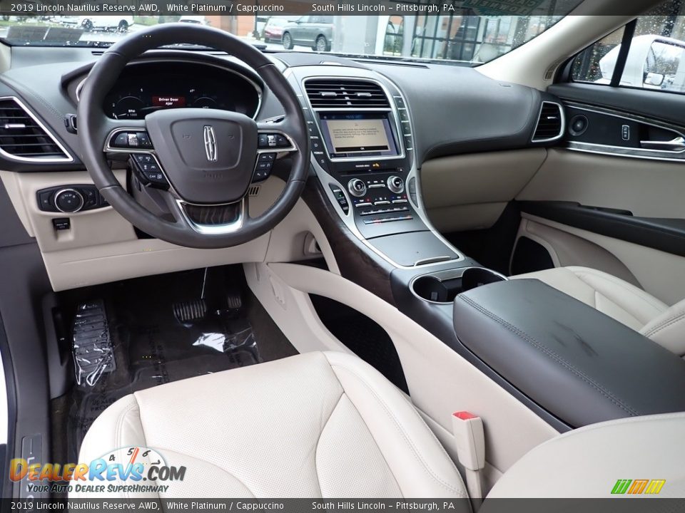 2019 Lincoln Nautilus Reserve AWD White Platinum / Cappuccino Photo #17