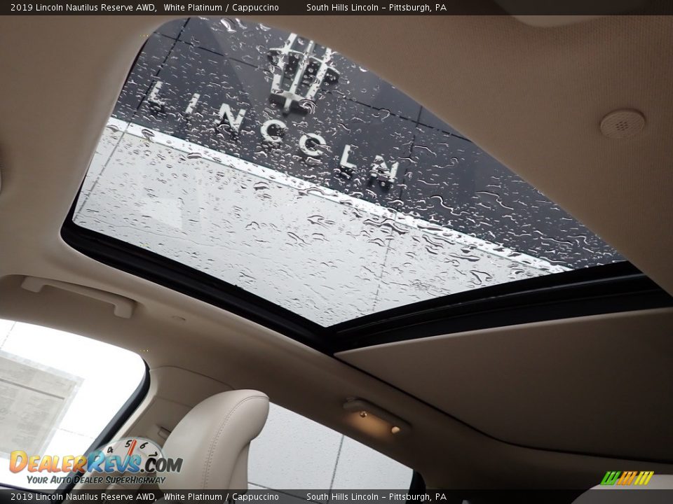 2019 Lincoln Nautilus Reserve AWD White Platinum / Cappuccino Photo #20
