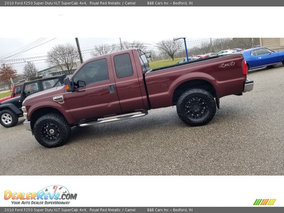 2010 Ford F250 Super Duty XLT SuperCab 4x4 Royal Red Metallic / Camel Photo #1