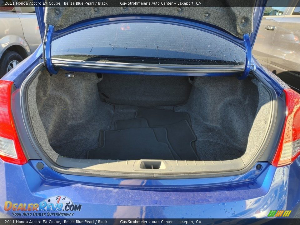 2011 Honda Accord EX Coupe Belize Blue Pearl / Black Photo #6