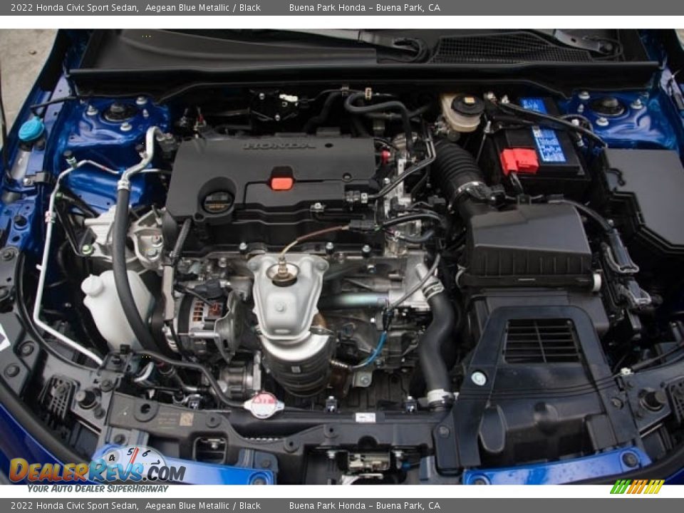 2022 Honda Civic Sport Sedan 2.0 Liter DOHC 16-Valve i-VTEC 4 Cylinder Engine Photo #9