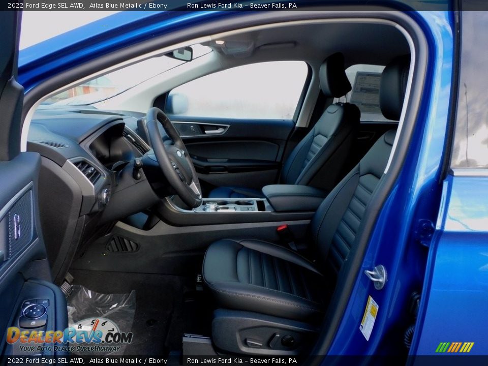 2022 Ford Edge SEL AWD Atlas Blue Metallic / Ebony Photo #11