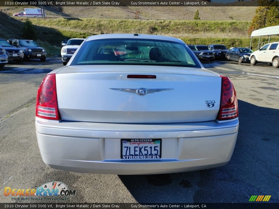 2010 Chrysler 300 300S V6 Bright Silver Metallic / Dark Slate Gray Photo #8