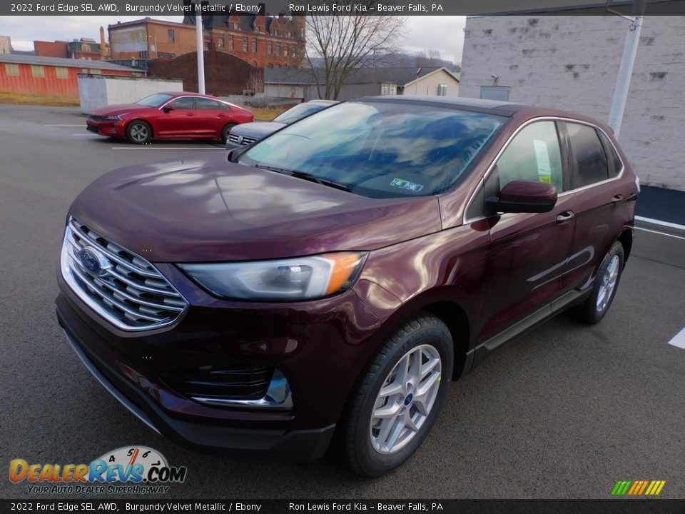 2022 Ford Edge SEL AWD Burgundy Velvet Metallic / Ebony Photo #7