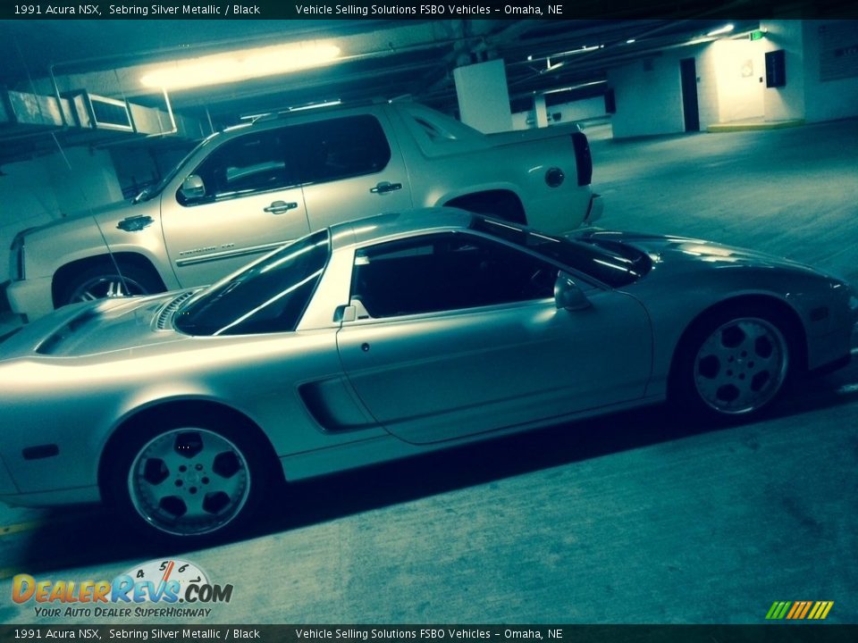 1991 Acura NSX Sebring Silver Metallic / Black Photo #2