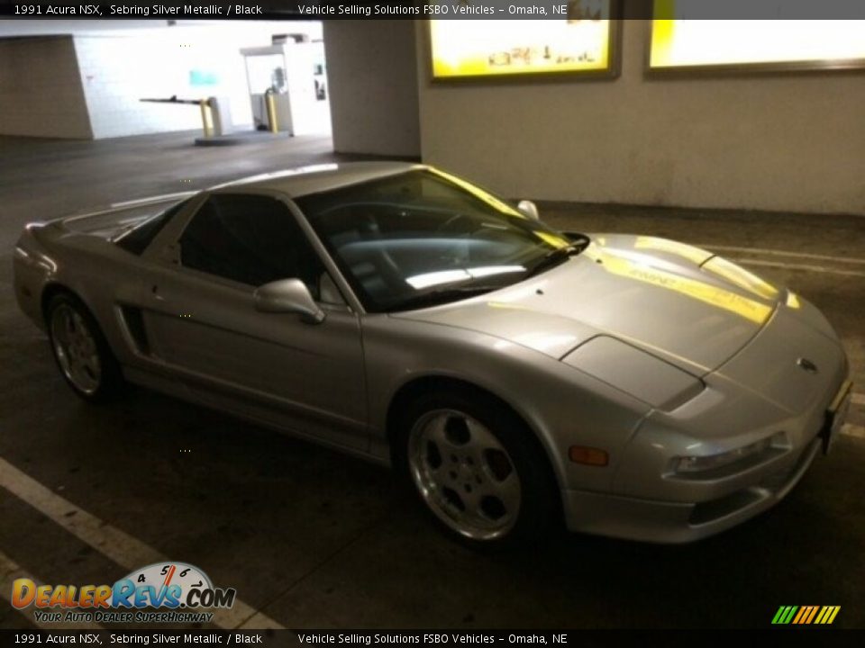 1991 Acura NSX Sebring Silver Metallic / Black Photo #3