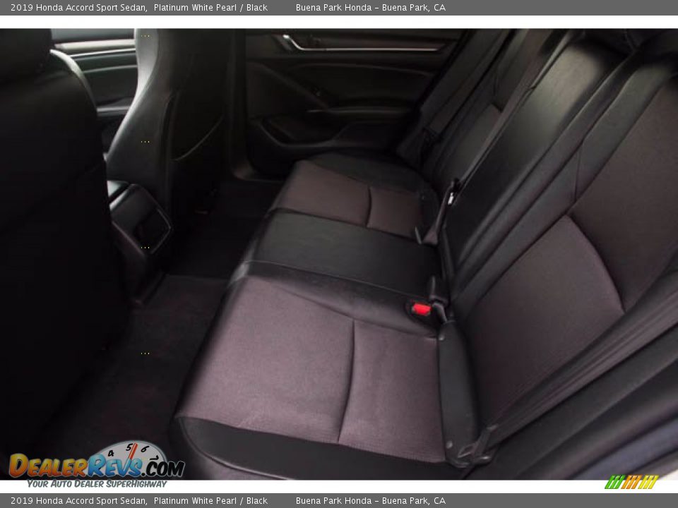 2019 Honda Accord Sport Sedan Platinum White Pearl / Black Photo #4