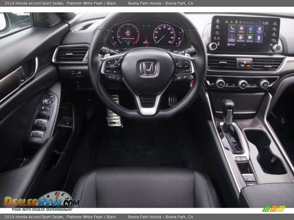 2019 Honda Accord Sport Sedan Platinum White Pearl / Black Photo #5