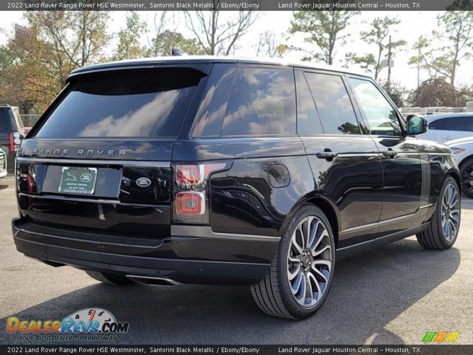 2022 Land Rover Range Rover HSE Westminster Santorini Black Metallic / Ebony/Ebony Photo #2