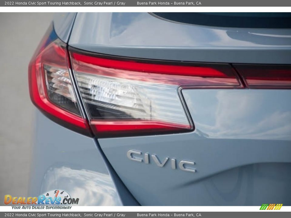 2022 Honda Civic Sport Touring Hatchback Sonic Gray Pearl / Gray Photo #6