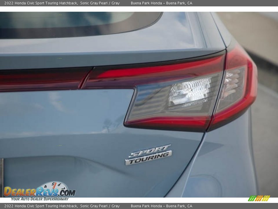2022 Honda Civic Sport Touring Hatchback Sonic Gray Pearl / Gray Photo #7