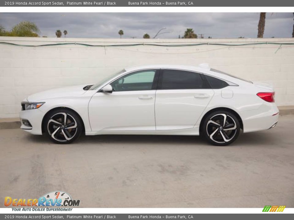 2019 Honda Accord Sport Sedan Platinum White Pearl / Black Photo #8
