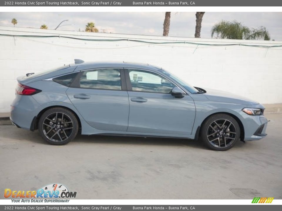 Sonic Gray Pearl 2022 Honda Civic Sport Touring Hatchback Photo #8