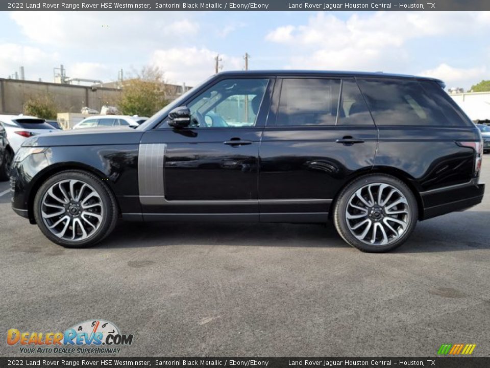 Santorini Black Metallic 2022 Land Rover Range Rover HSE Westminster Photo #6