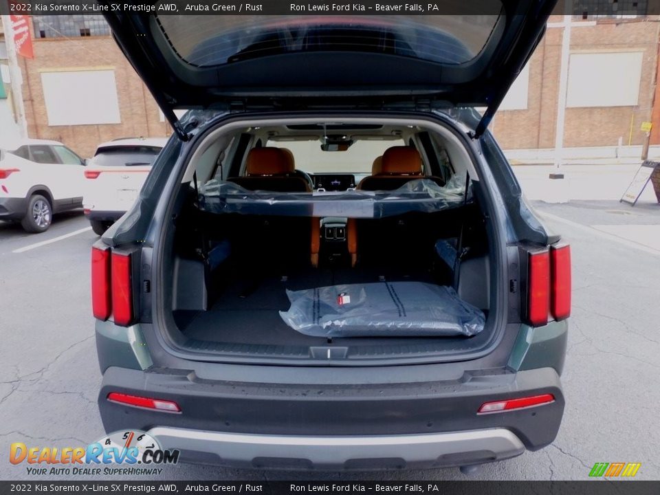 2022 Kia Sorento X-Line SX Prestige AWD Aruba Green / Rust Photo #4