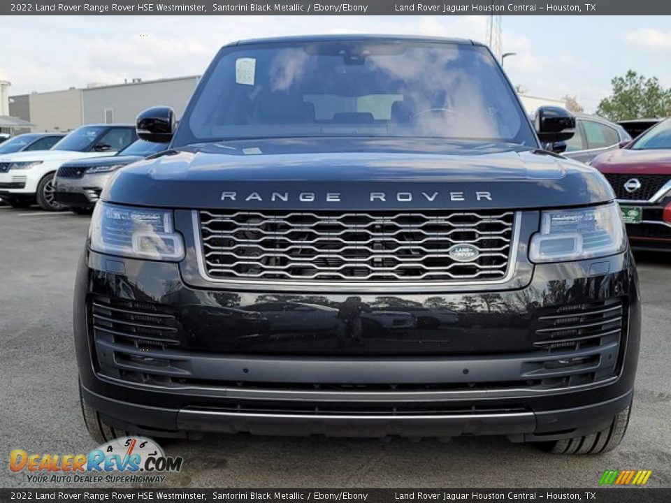 2022 Land Rover Range Rover HSE Westminster Santorini Black Metallic / Ebony/Ebony Photo #8