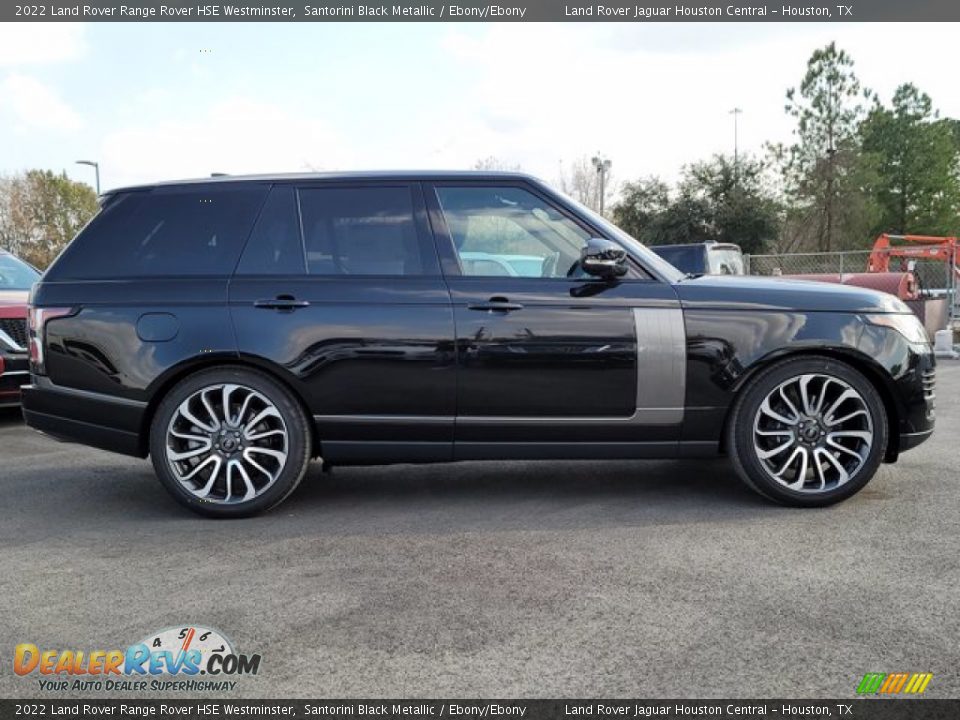 Santorini Black Metallic 2022 Land Rover Range Rover HSE Westminster Photo #11