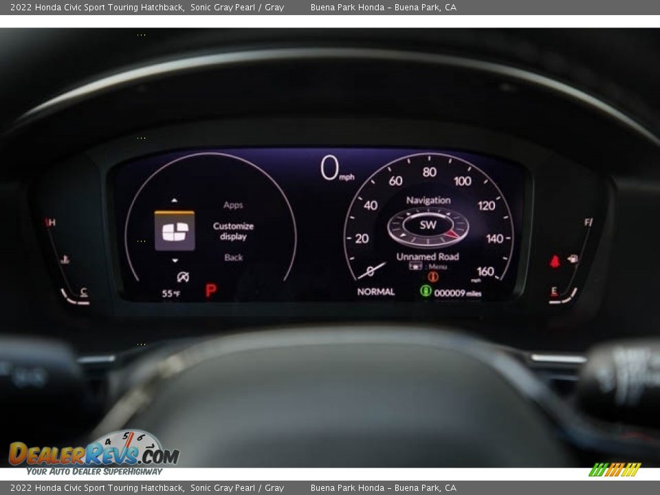 2022 Honda Civic Sport Touring Hatchback Gauges Photo #18