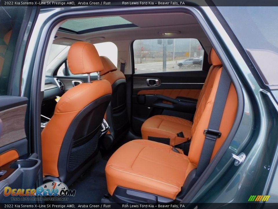 Rear Seat of 2022 Kia Sorento X-Line SX Prestige AWD Photo #12