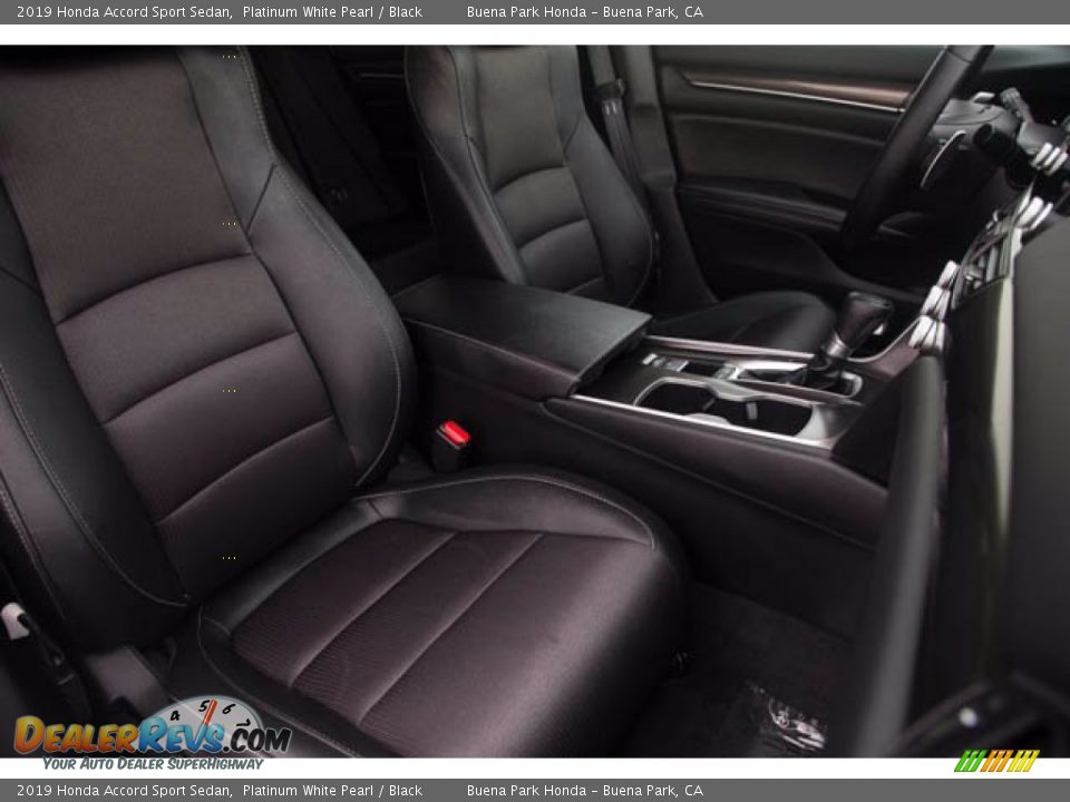 2019 Honda Accord Sport Sedan Platinum White Pearl / Black Photo #24