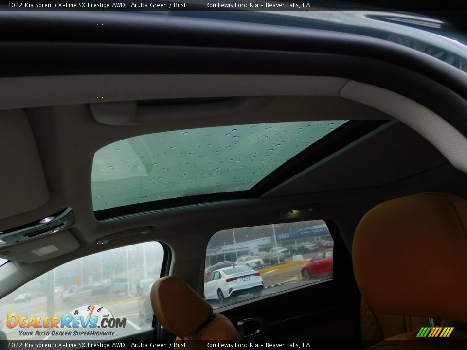 2022 Kia Sorento X-Line SX Prestige AWD Aruba Green / Rust Photo #15