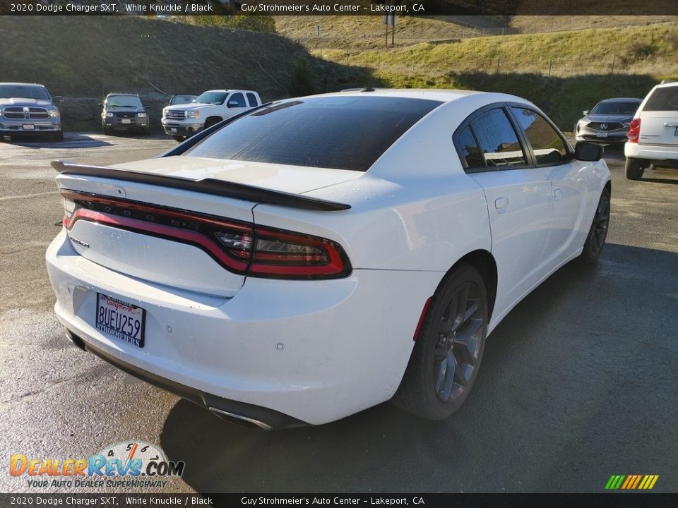 2020 Dodge Charger SXT White Knuckle / Black Photo #7