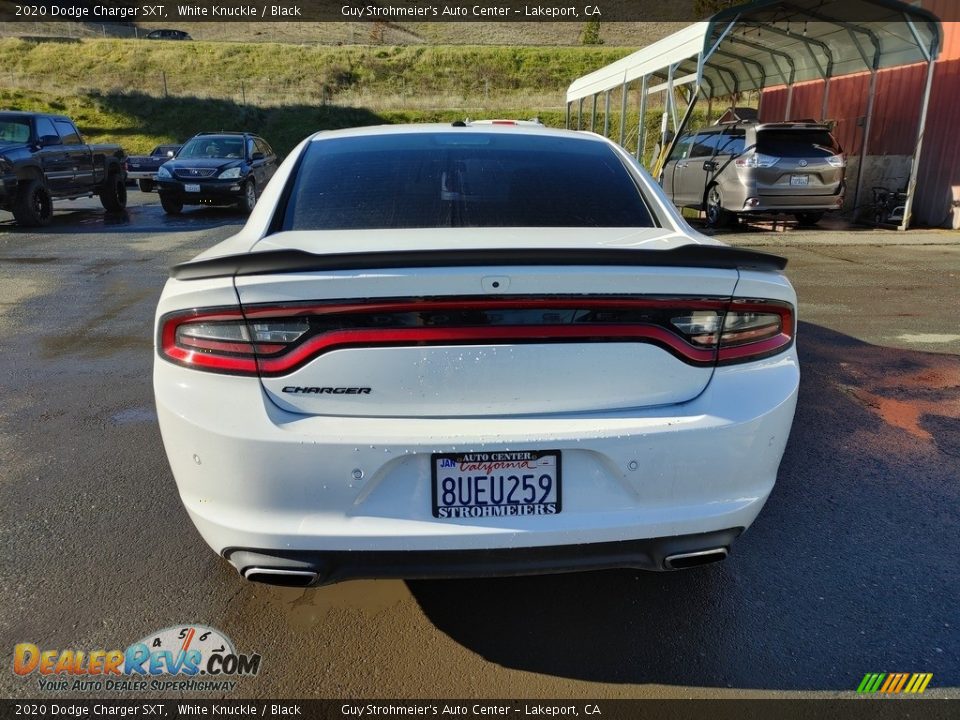 2020 Dodge Charger SXT White Knuckle / Black Photo #8