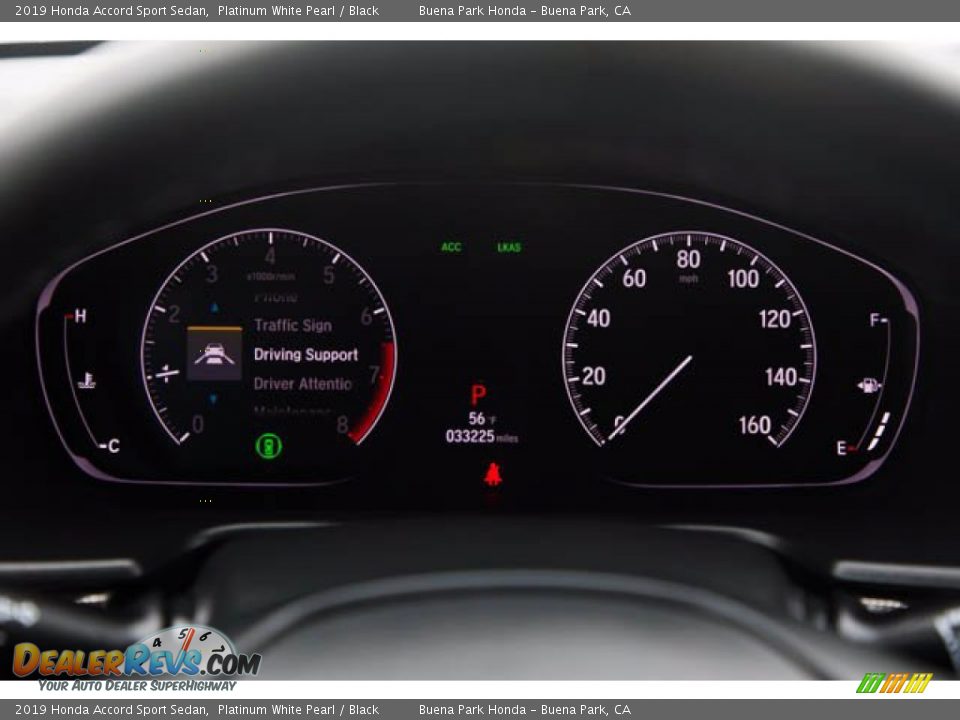 2019 Honda Accord Sport Sedan Platinum White Pearl / Black Photo #27