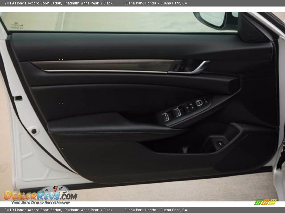 2019 Honda Accord Sport Sedan Platinum White Pearl / Black Photo #28