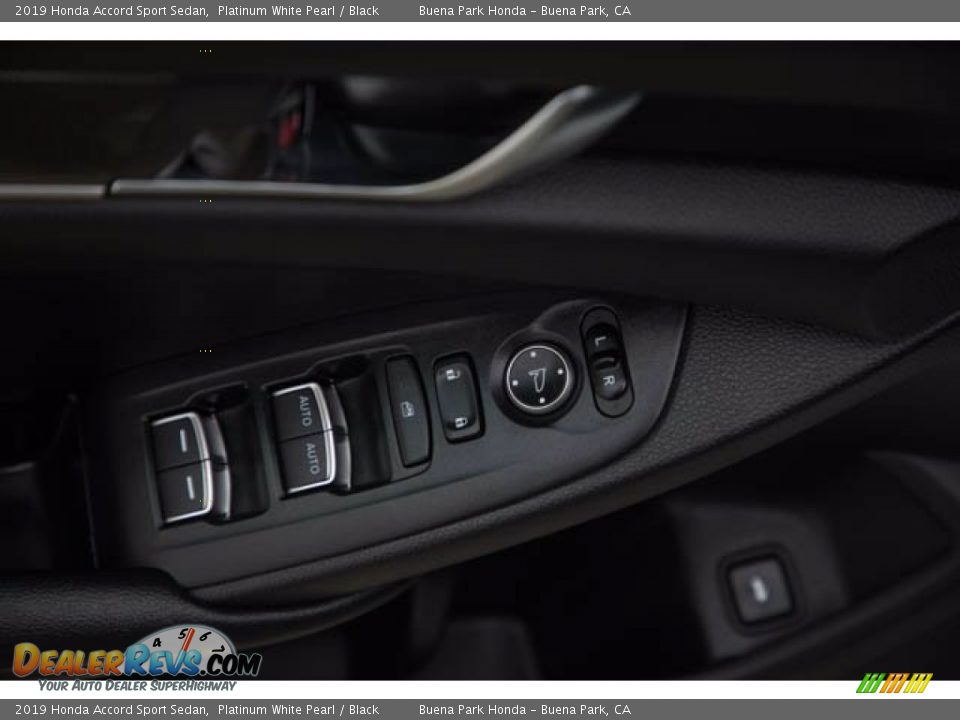2019 Honda Accord Sport Sedan Platinum White Pearl / Black Photo #29