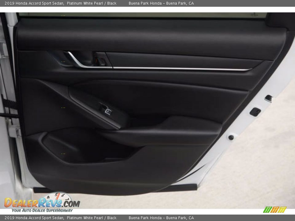 2019 Honda Accord Sport Sedan Platinum White Pearl / Black Photo #31