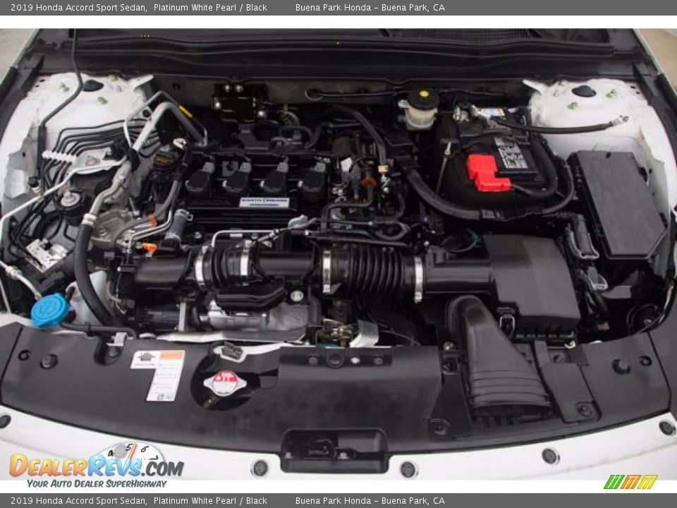 2019 Honda Accord Sport Sedan Platinum White Pearl / Black Photo #33