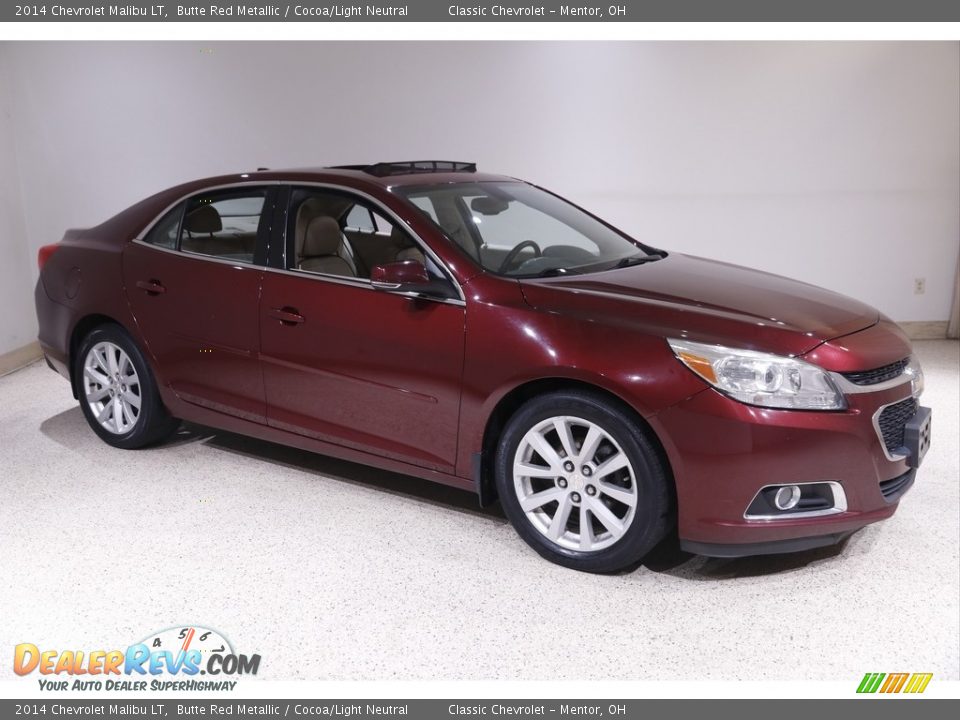 2014 Chevrolet Malibu LT Butte Red Metallic / Cocoa/Light Neutral Photo #1