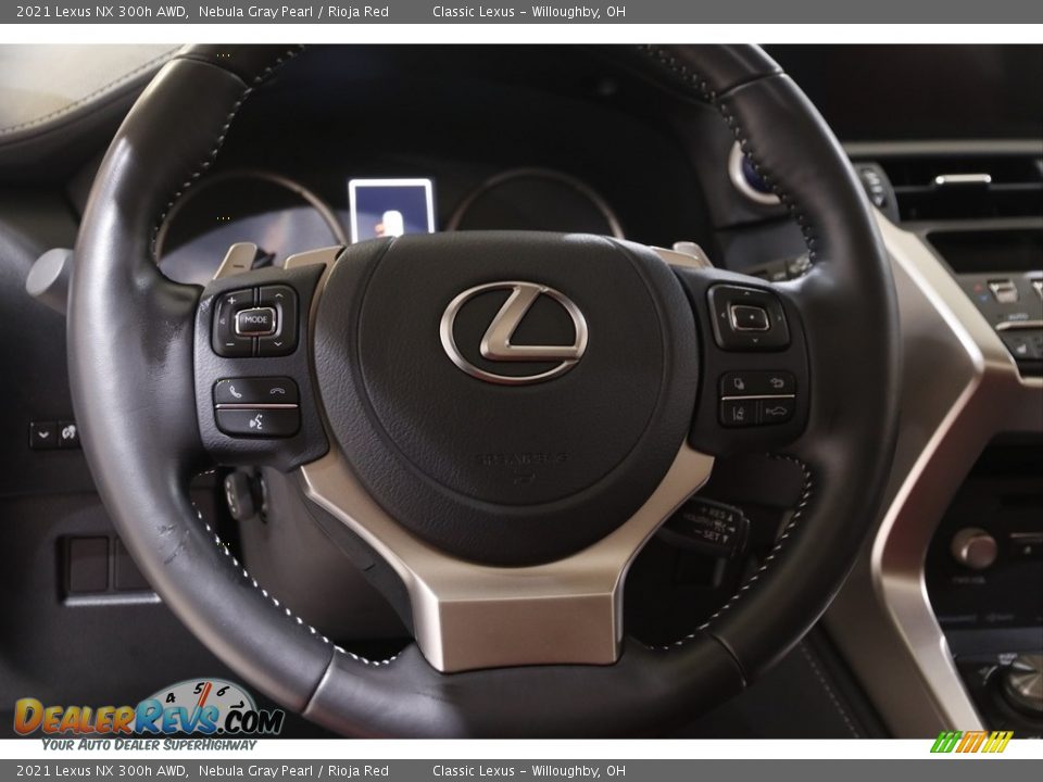 2021 Lexus NX 300h AWD Steering Wheel Photo #7