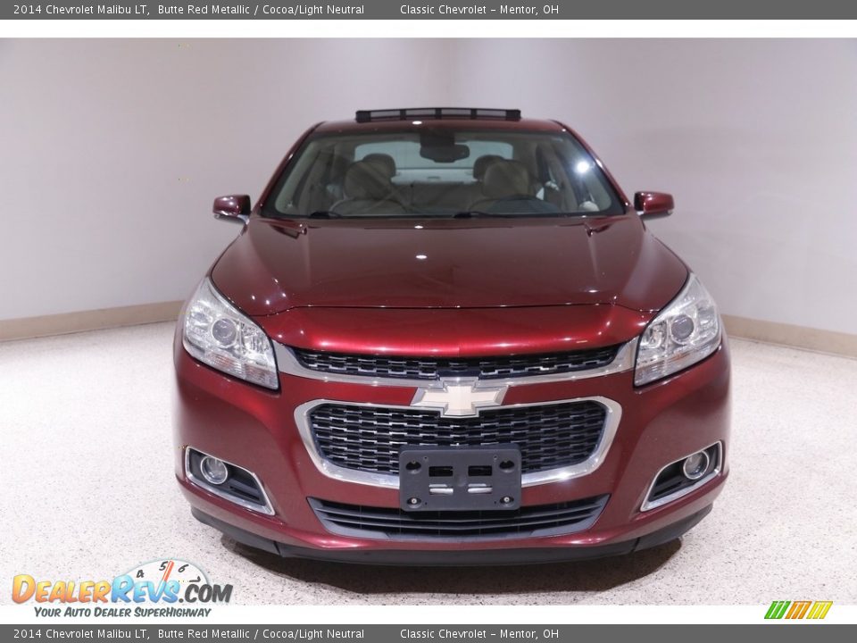 2014 Chevrolet Malibu LT Butte Red Metallic / Cocoa/Light Neutral Photo #2