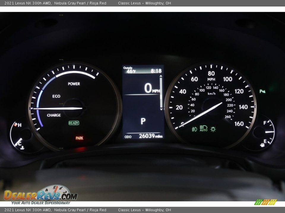 2021 Lexus NX 300h AWD Gauges Photo #8