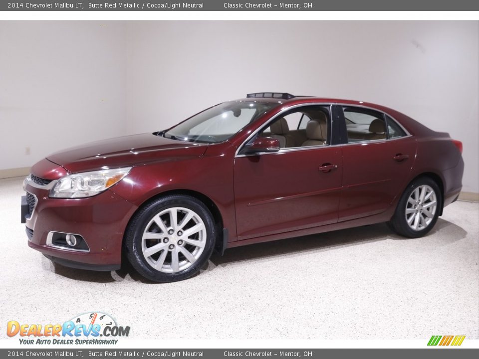 2014 Chevrolet Malibu LT Butte Red Metallic / Cocoa/Light Neutral Photo #3