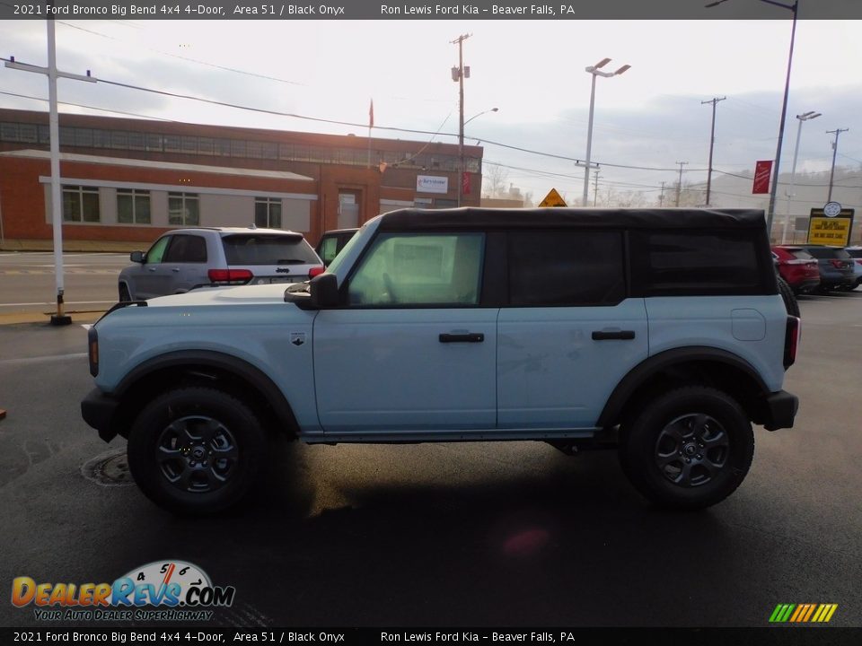 2021 Ford Bronco Big Bend 4x4 4-Door Area 51 / Black Onyx Photo #6