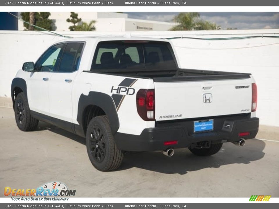 2022 Honda Ridgeline RTL-E AWD Platinum White Pearl / Black Photo #2