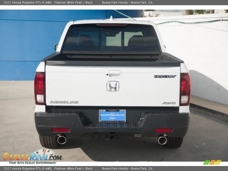 2022 Honda Ridgeline RTL-E AWD Platinum White Pearl / Black Photo #5