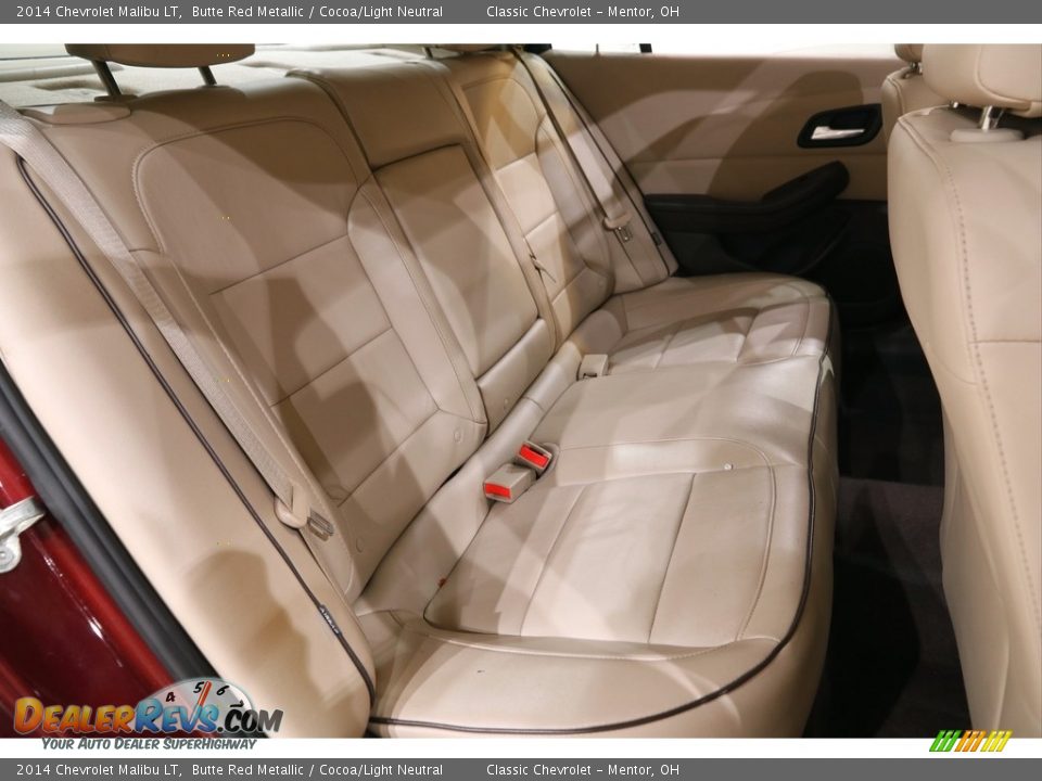 2014 Chevrolet Malibu LT Butte Red Metallic / Cocoa/Light Neutral Photo #15