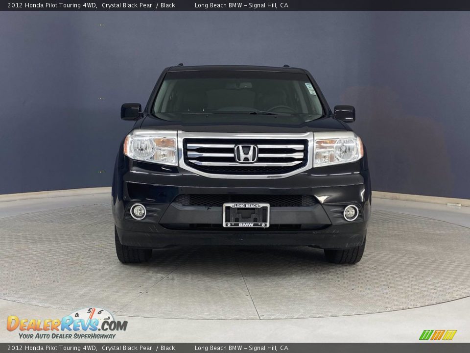 2012 Honda Pilot Touring 4WD Crystal Black Pearl / Black Photo #2