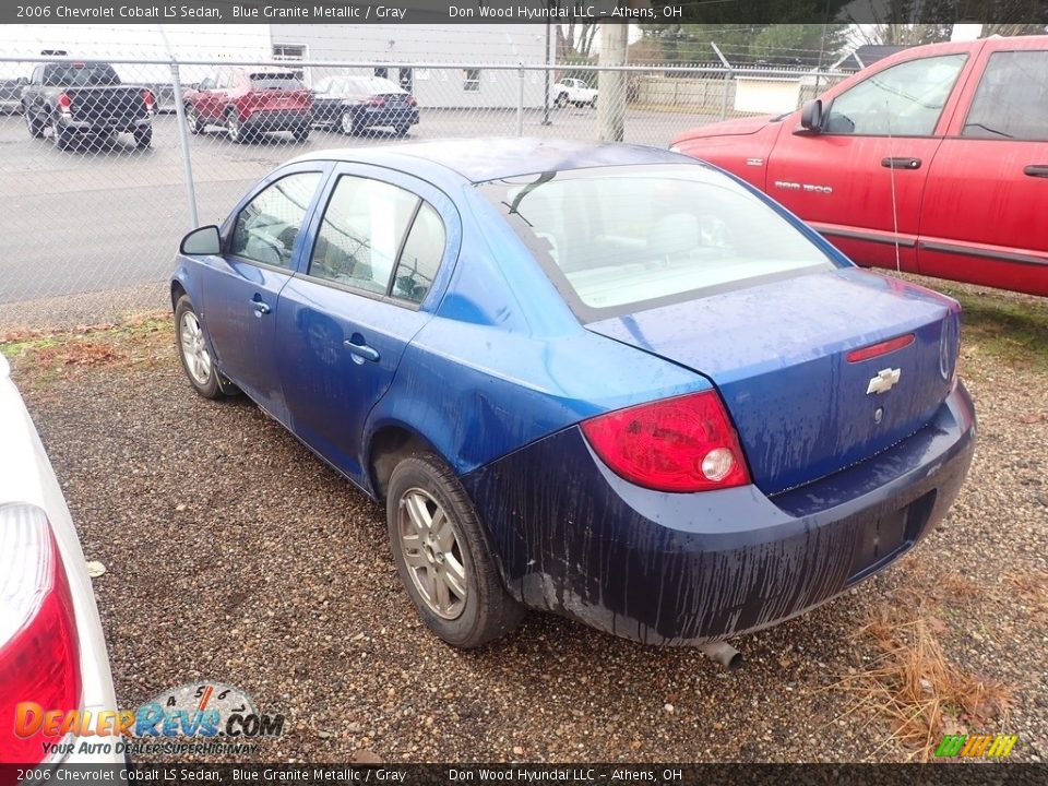 2006 Chevrolet Cobalt LS Sedan Blue Granite Metallic / Gray Photo #8