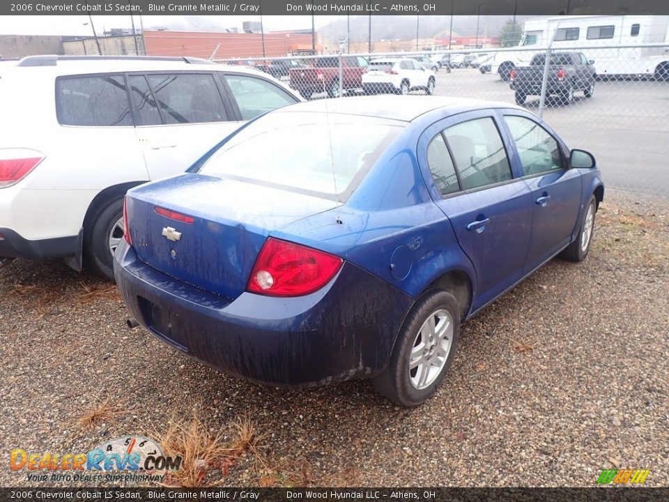 2006 Chevrolet Cobalt LS Sedan Blue Granite Metallic / Gray Photo #10