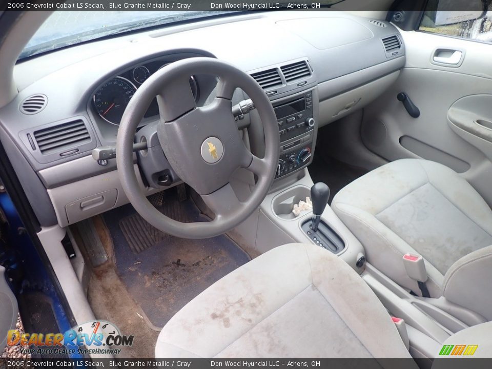 2006 Chevrolet Cobalt LS Sedan Blue Granite Metallic / Gray Photo #12